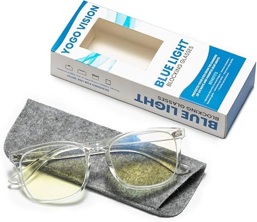 Miniatura 4 de Yogo Vision Blue Light Blocking Computer Glasses Anti Glare Reduce Eyestrain Eyeglasses for Men and Women