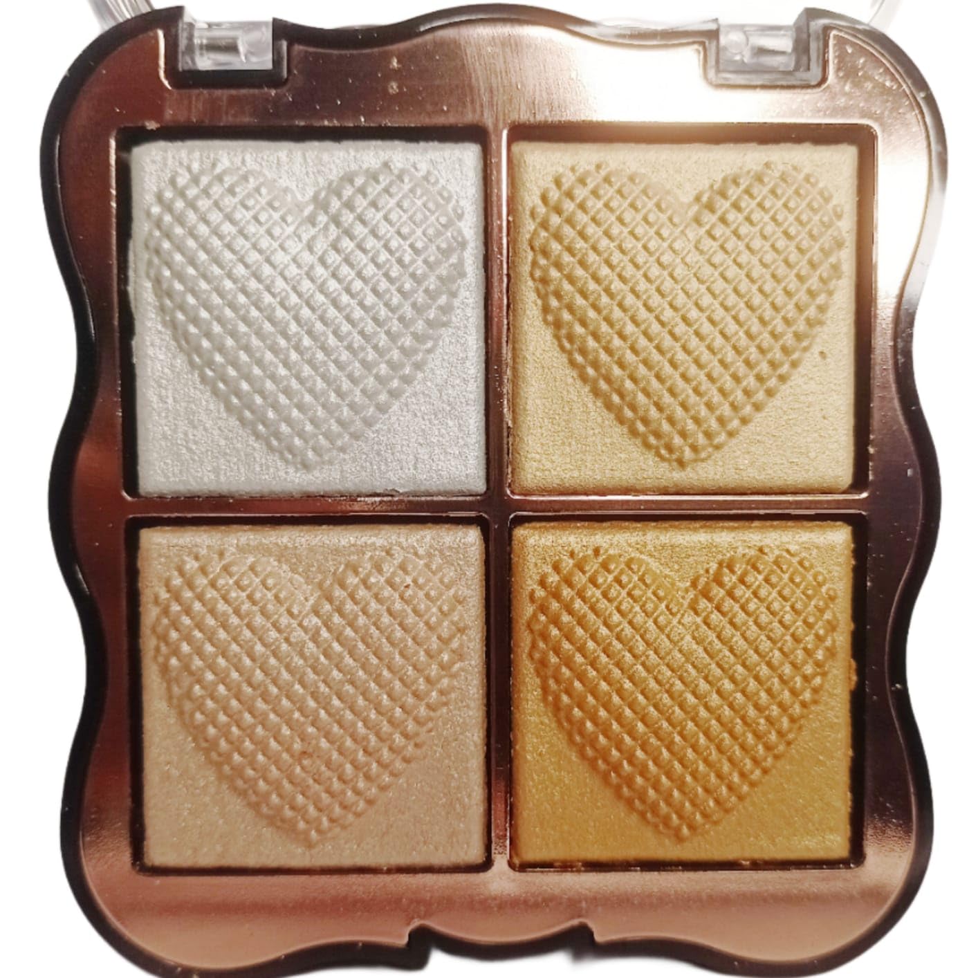 Facejewel 4-Colour Shimmer Highlighter and Eyeshadow Palette, Shades-01-image-46