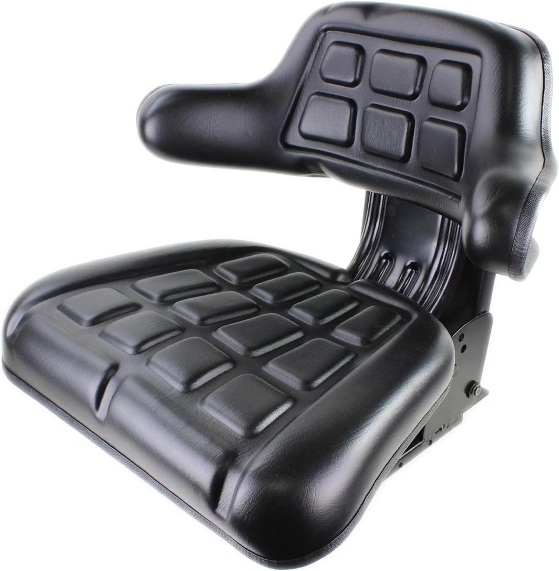 E-W222BL Wrap Around Black Universal Tractor Seat for John Deere, Ford, Massey Ferguson