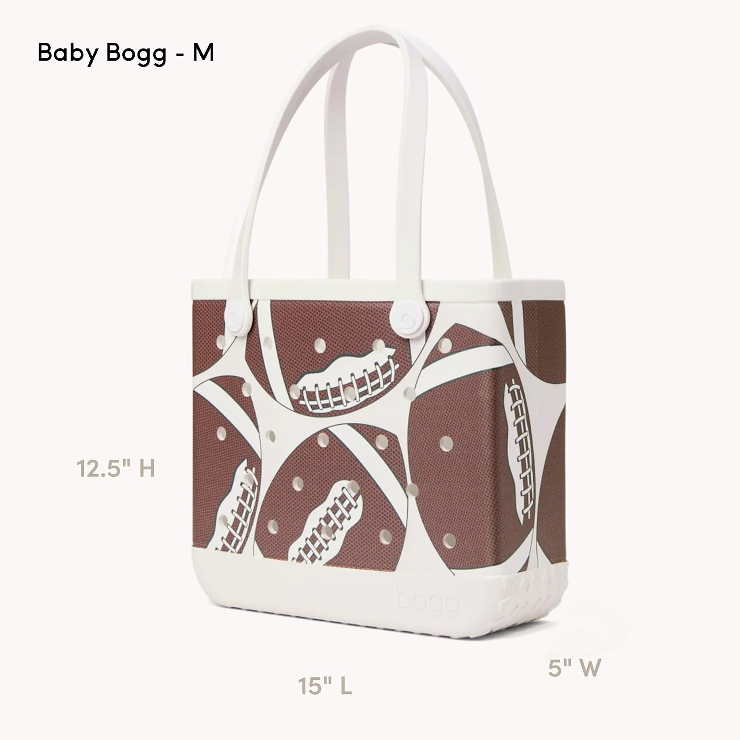 BOGG BAG Medium Tote (Fair Catch) + Bevy (Fair Catch) - 15in L x 5in W x 12.5in H - Beach, Pool, Boat, Sports - All Purpose EVA - Lightweight, Washable, Durable