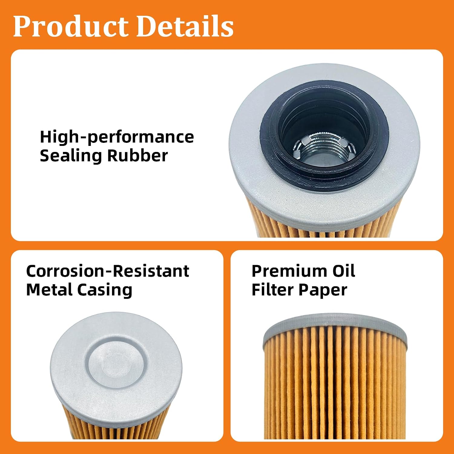 420956123 420956120 Oil Filter for Can Am Maverick X3 2017-2023 Max Turbo R RR Ryker 600 900 ACE 2019-2020 Sea-Doo Ski-Doo Spark 2 Up 3 Up SBT 36-115 with O Ring (3 PCS)
