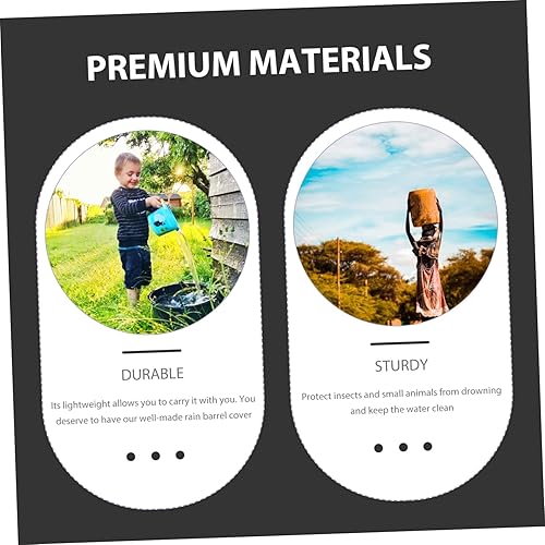 Miniatura 6 de Cubierta de cubo Protector de barril Cubiertas de barril Cubo camión Accesorios Barril manga al aire libre Cubierta protectora de tela Oxford