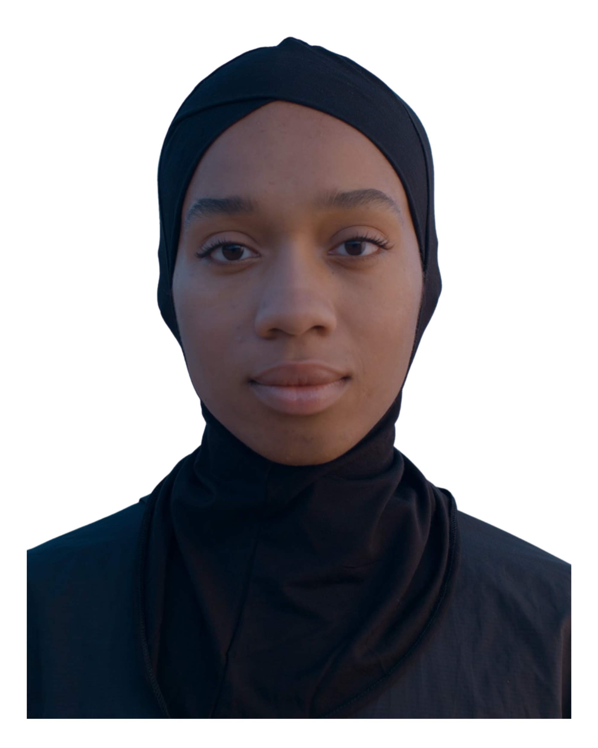 Jersey Criss Cross Ninja Hijab Caps 