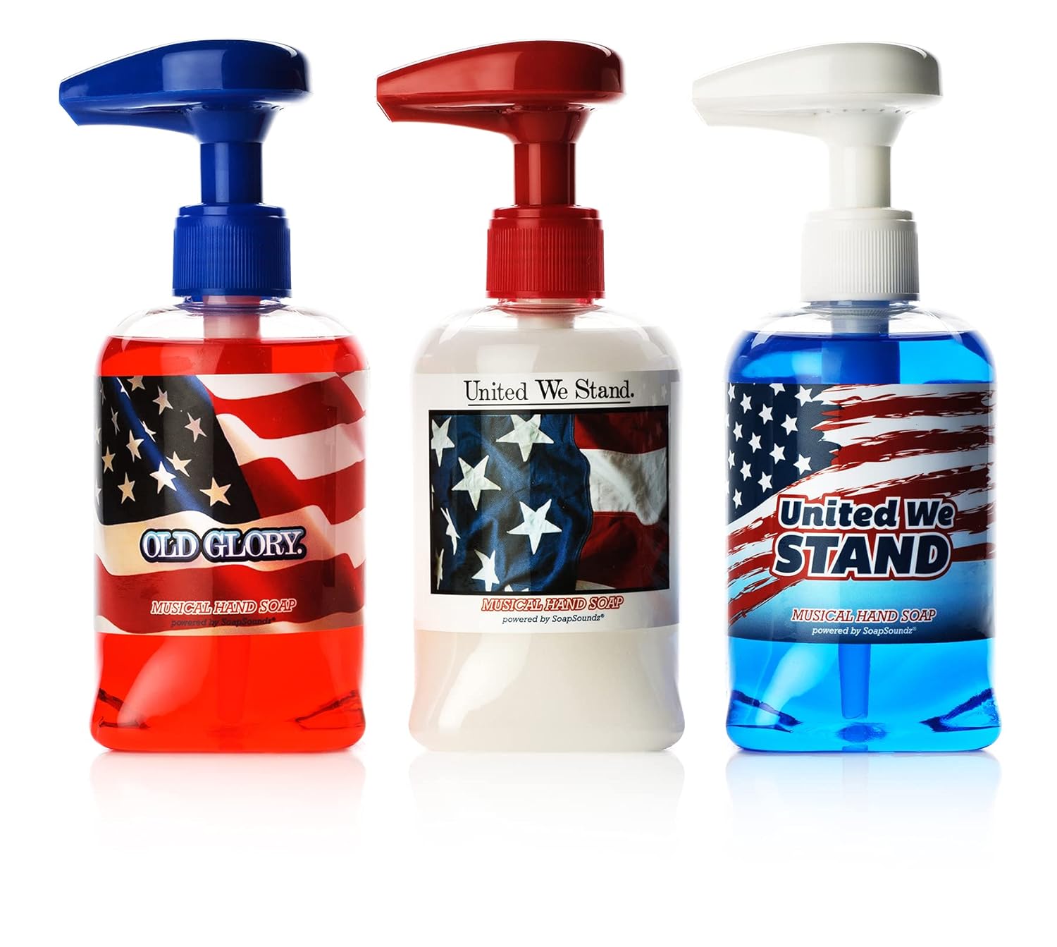 Soap Soundz Musical Hand Soap Patriotic Set (3 Bottles