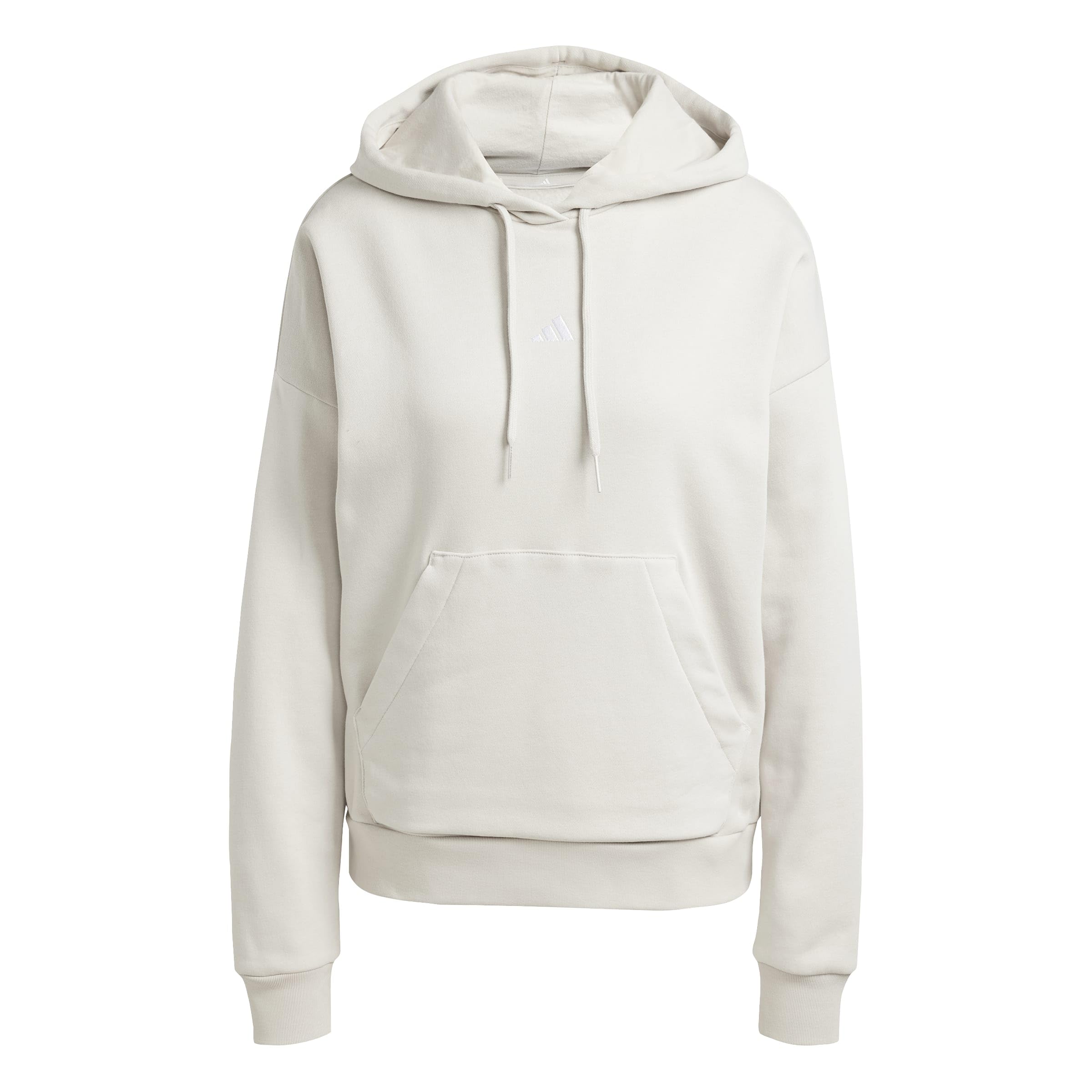 adidas Sportswear Women's Essentials Feel Cozy Hoodie, Wonder Alumina/White, Size S, Women