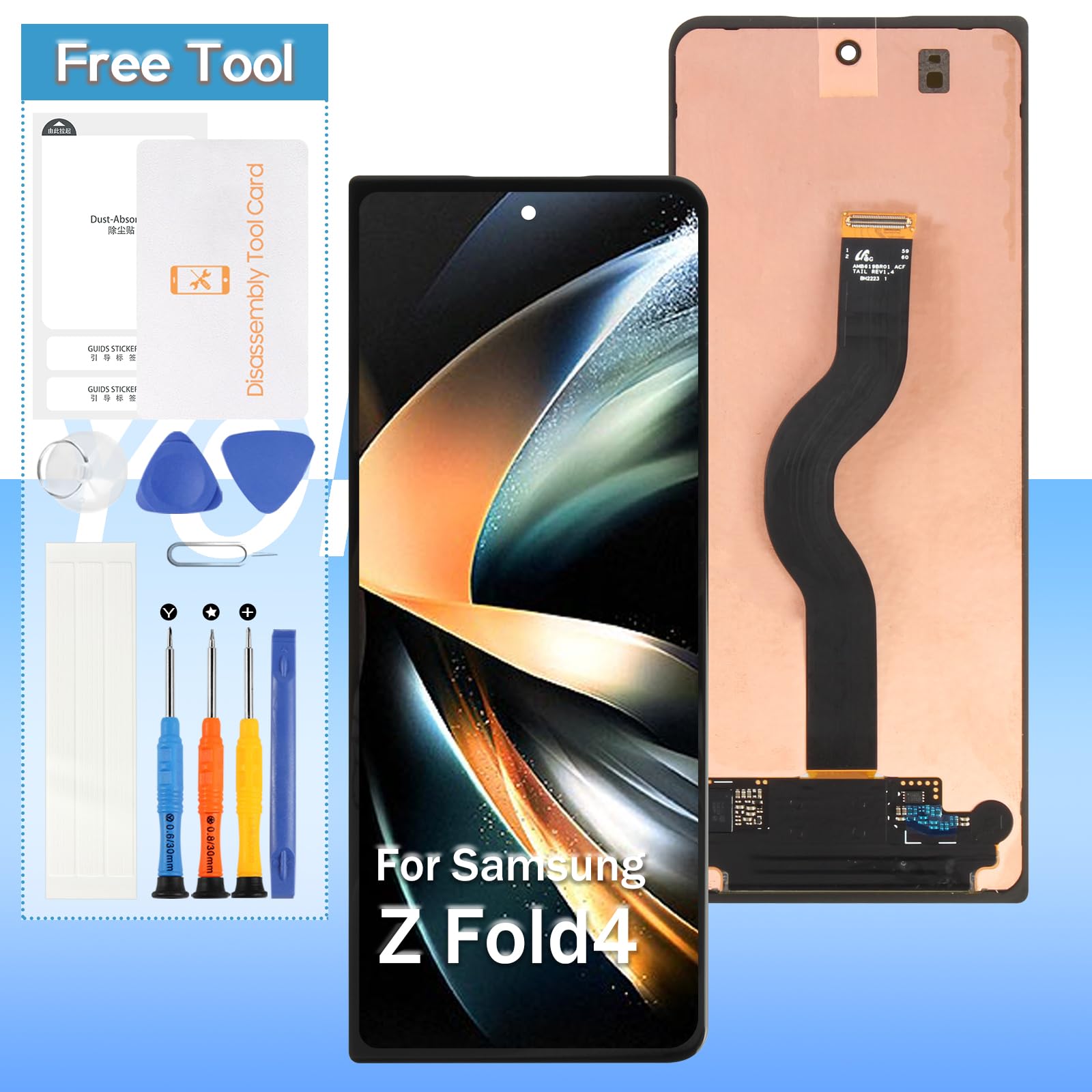 Amazon.com: Original for Samsung Galaxy Z Fold 4 5G Screen