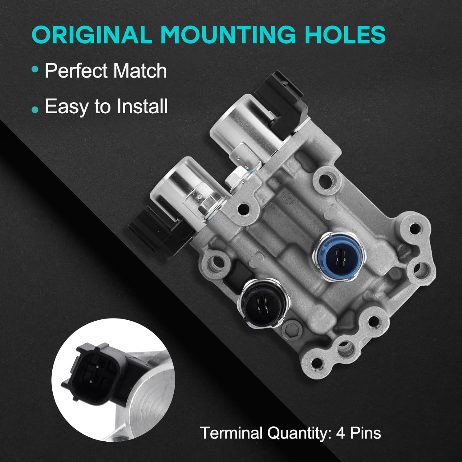 15811R41L01 OCV Oil Control Variable Valve (L4 2.4L) Timing VVT Solenoid For 2008 2009 2010 2011 2012 Honda Accord 918-007 VV1189 VVT289 TS1140