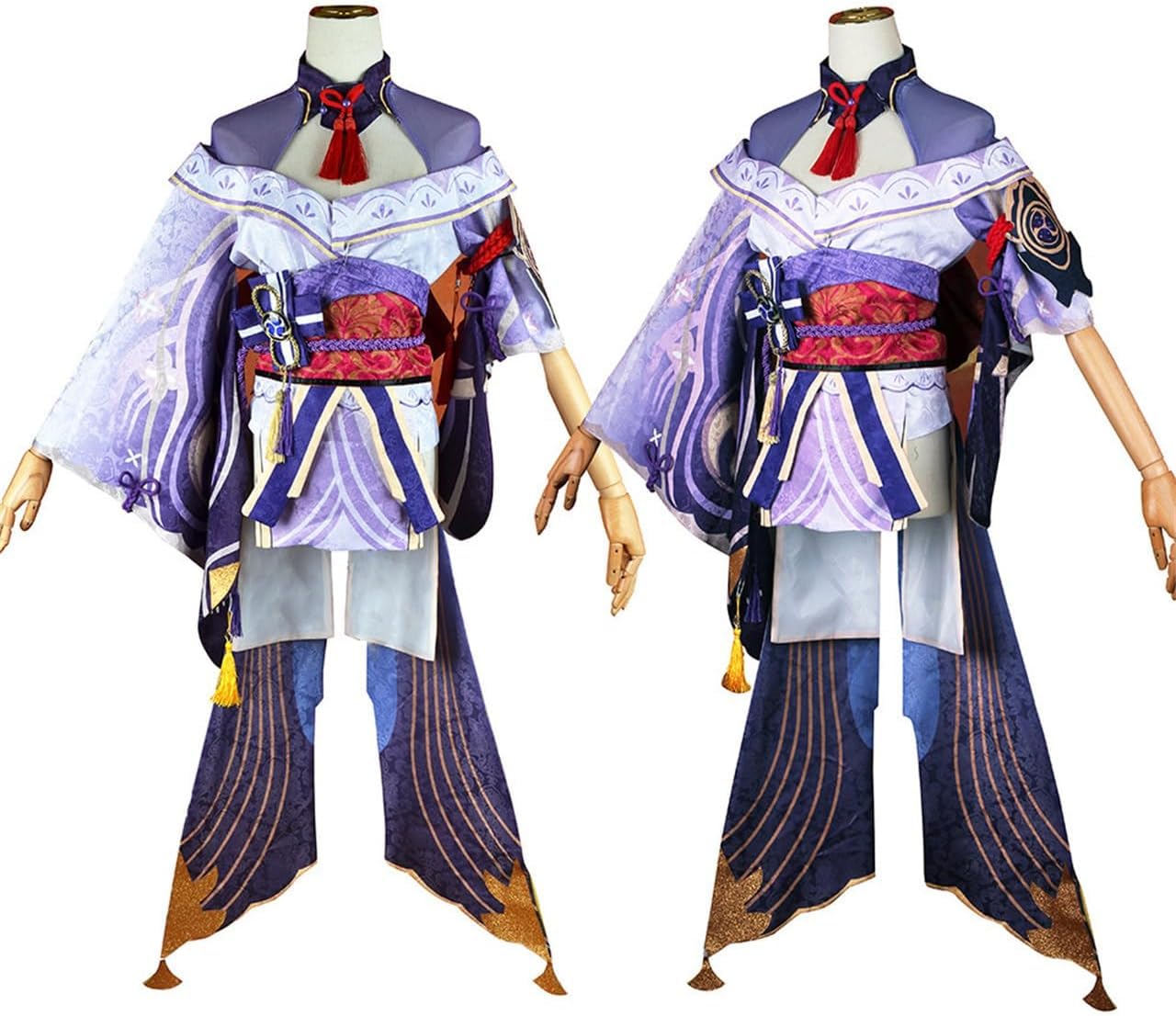 Amazon.co.jp: 雷電将軍 コスプレ衣装 原神 稻妻城 フルセット 小道具 