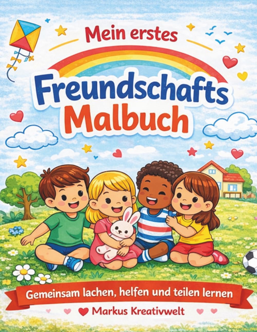 Mein erstes Freundschafts Malbuch: Für Kinder ab 3 Jahren – Gemeinsam lachen, helfen und teilen lernen