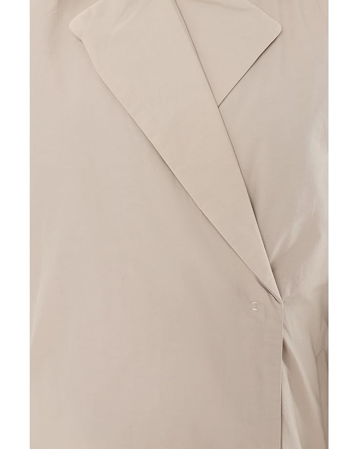 Eileen Fisher Light Cotton Nylon Padded Trench Coat - #5 of 5