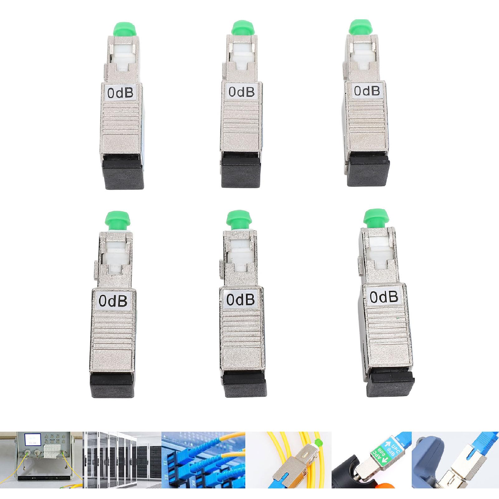 Coupleurs de Fiber Optique SC Mâle à SC UPC Femelle, Adaptateur à Faible Perte D'insertion, Effet D'isolation, Adaptateur SC Mâle à Femelle, 33 Pièces