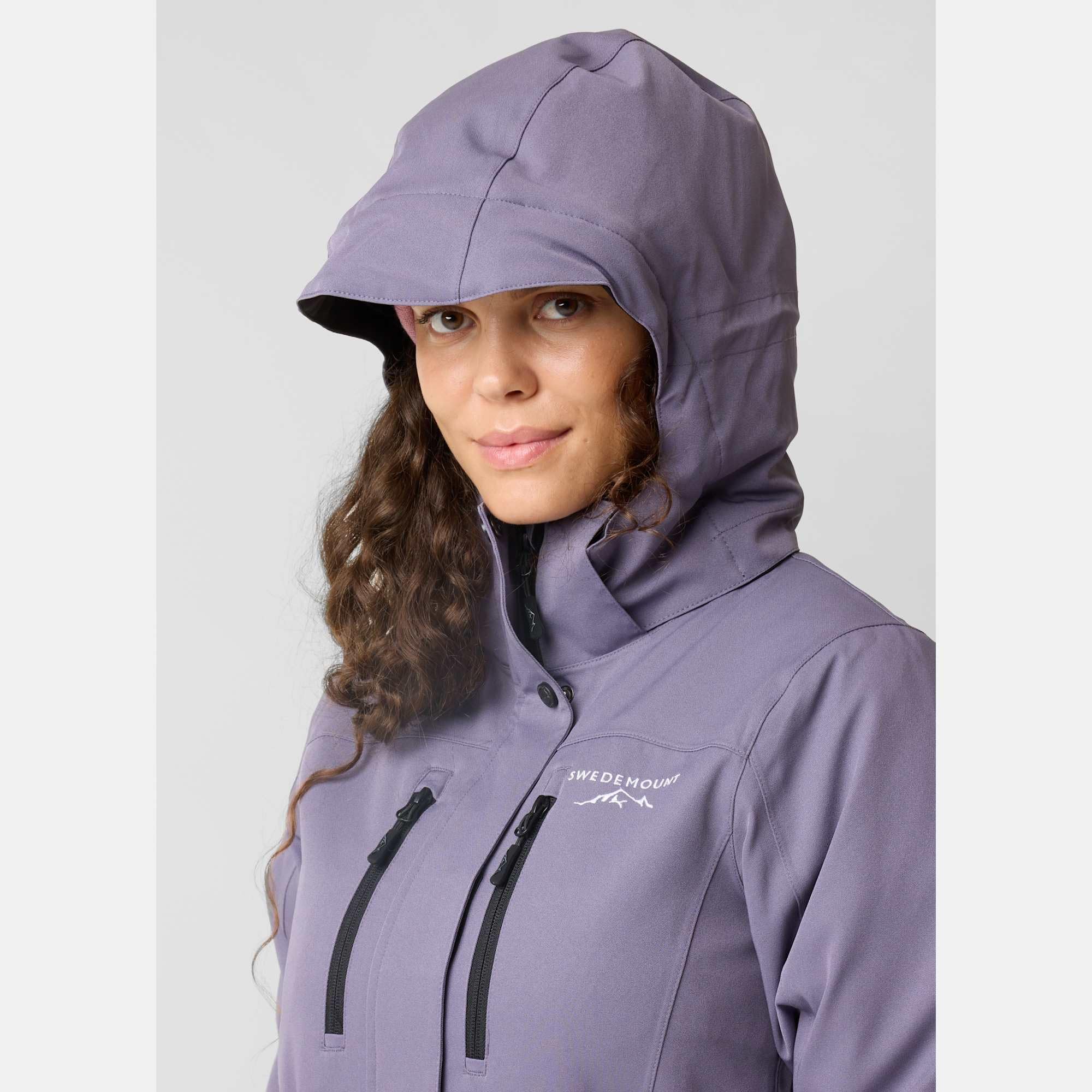 Swedemount Cervinia Combinaison de Ski pour Femme, Imperméable 8000 mm, Coupe Régulière, Capuche Ajustable, STX Technology, Alpin Snowboard