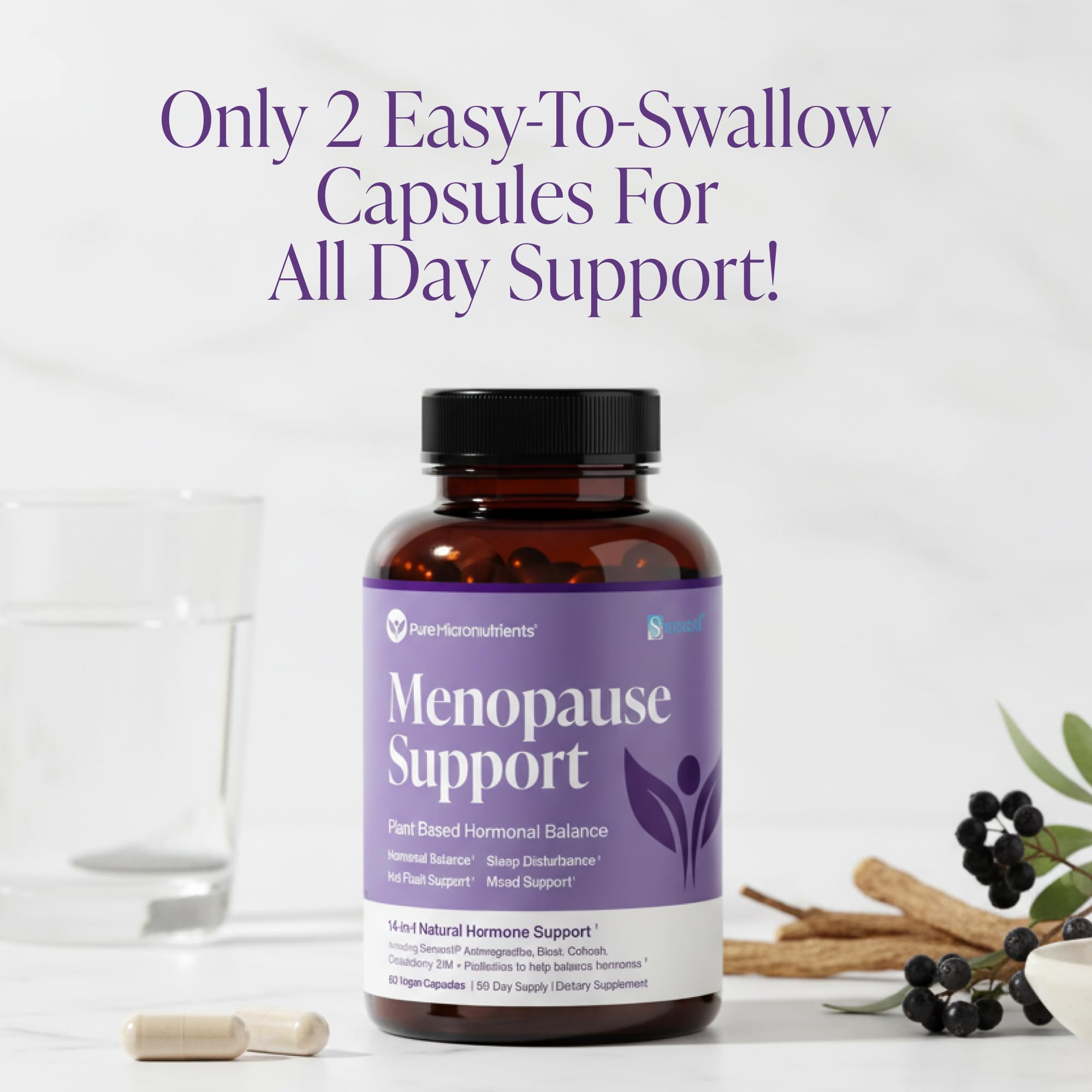 Menopause Supplements for Women, Hot Flashes & Night Sweats, 60 Count — Amazon image 5