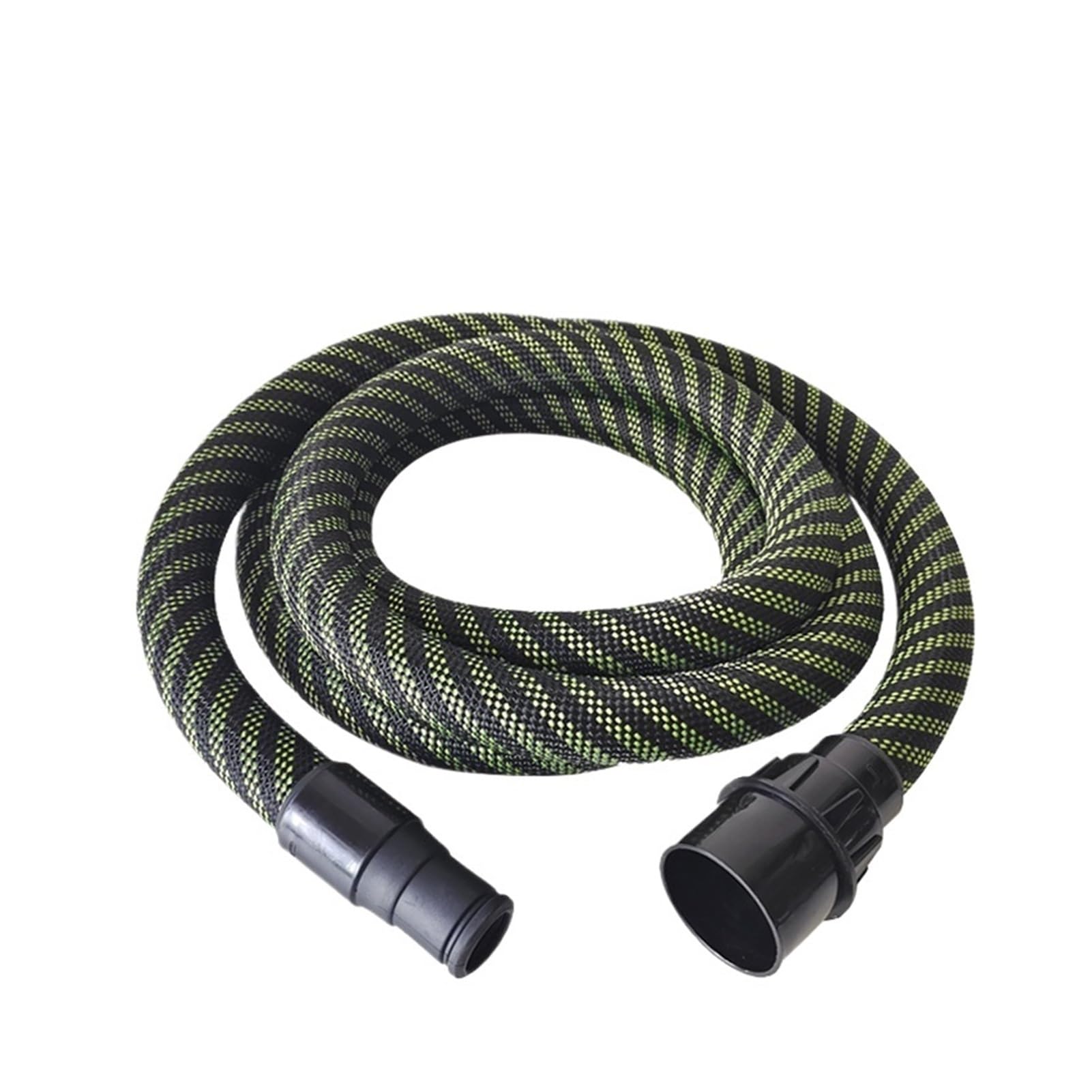 Tubo Flessibile Antistatico per Aspiratore，compatibile con FESTOOL，compatibile con Mirka, Nero e Verde, 26mm Diametro Interno, 57mm Diametro Esterno, Materiale TPE Rinforzato (1PCS 3.5M)