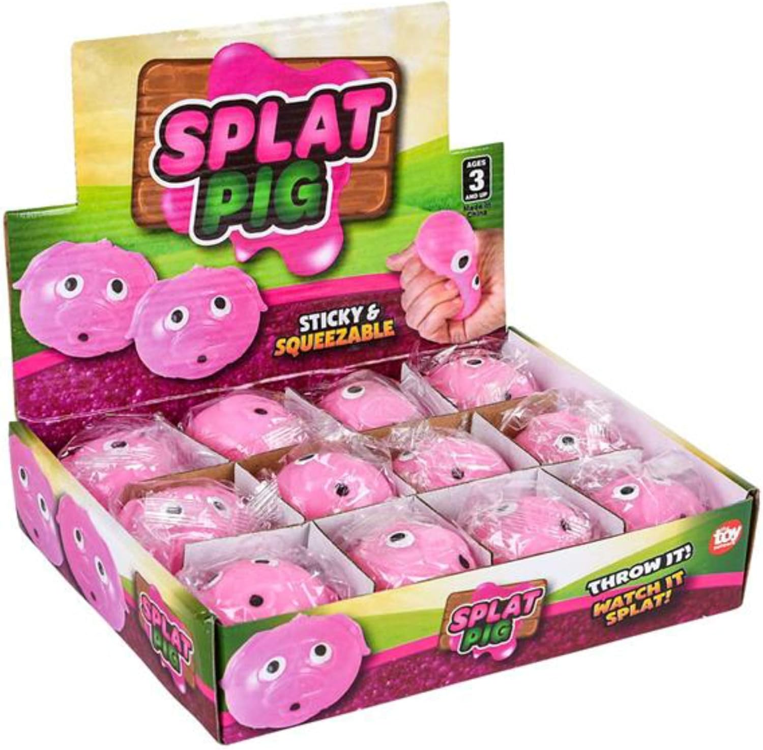 2.5" Splat Pig Ball (Package of 12)