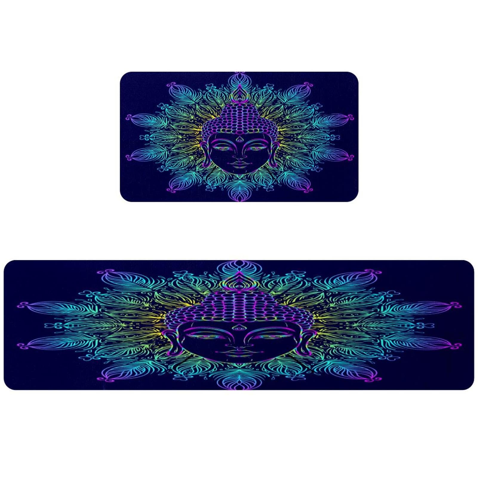 Alfombra cocina lavable evita resbalones tapete 2 pzs