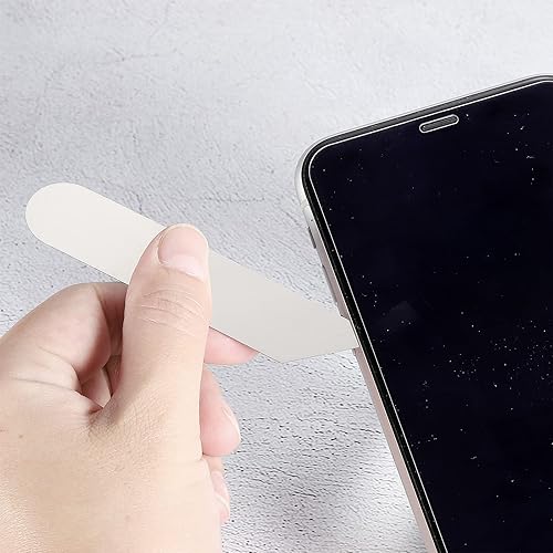 Miniatura 5 de PATIKIL Kit de Spudger Curvo Plano Palanca Profesional Acero Inoxidable Metal 0.012 in Herramienta de apertura de palanca ultra fina para reparación