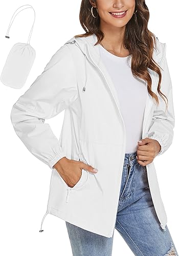 Womens Rain Jackets Waterproof Windbreaker Jackets buy online shopping in Pakistan