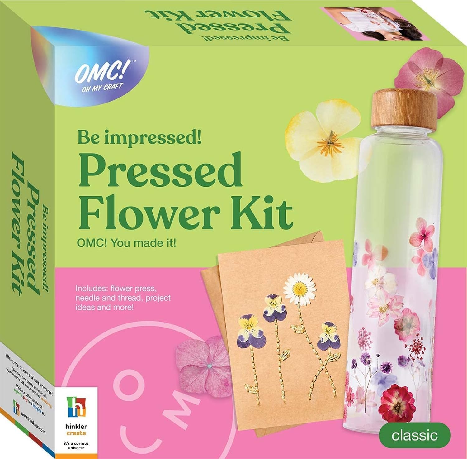 Hinkler Omc Be Impressed Pressed Flower Kit