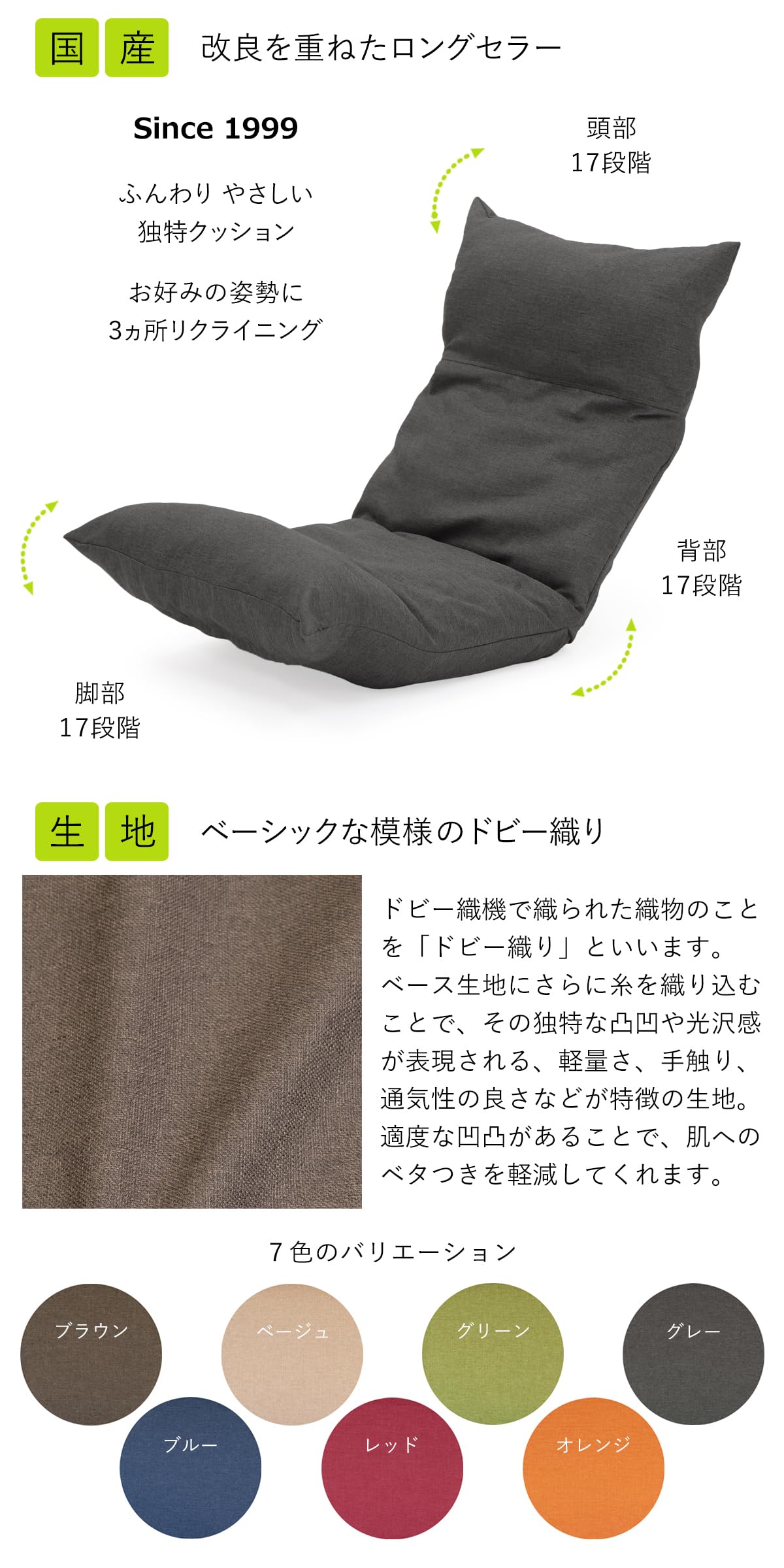 Amazon｜[座椅子ヤマザキ] ウェーブチェア ウェーブチェアKDR (グレー