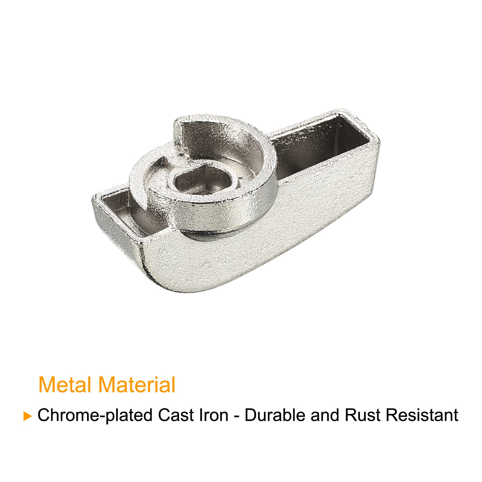 Manopola Valvola In Ghisa PATIKIL 43x20mm - Giallo Per Bagno E Cucina Con Viti - Foto 6