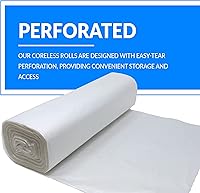 Vista 4 de Reli. SuperValue 55-60 Gallon Trash Bags 50 Count Made in USA Heavy Duty Clear Multi-Use Garbage Bags