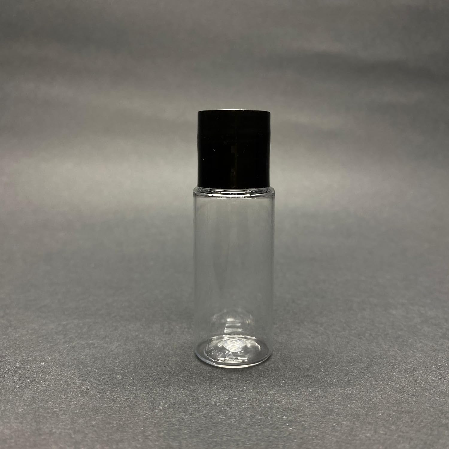 15 cc Şeffaf Pet Şişe - Siyah Sızdırmaz Kapaklı - 15 ml Buklet Şişe x 10 Adet