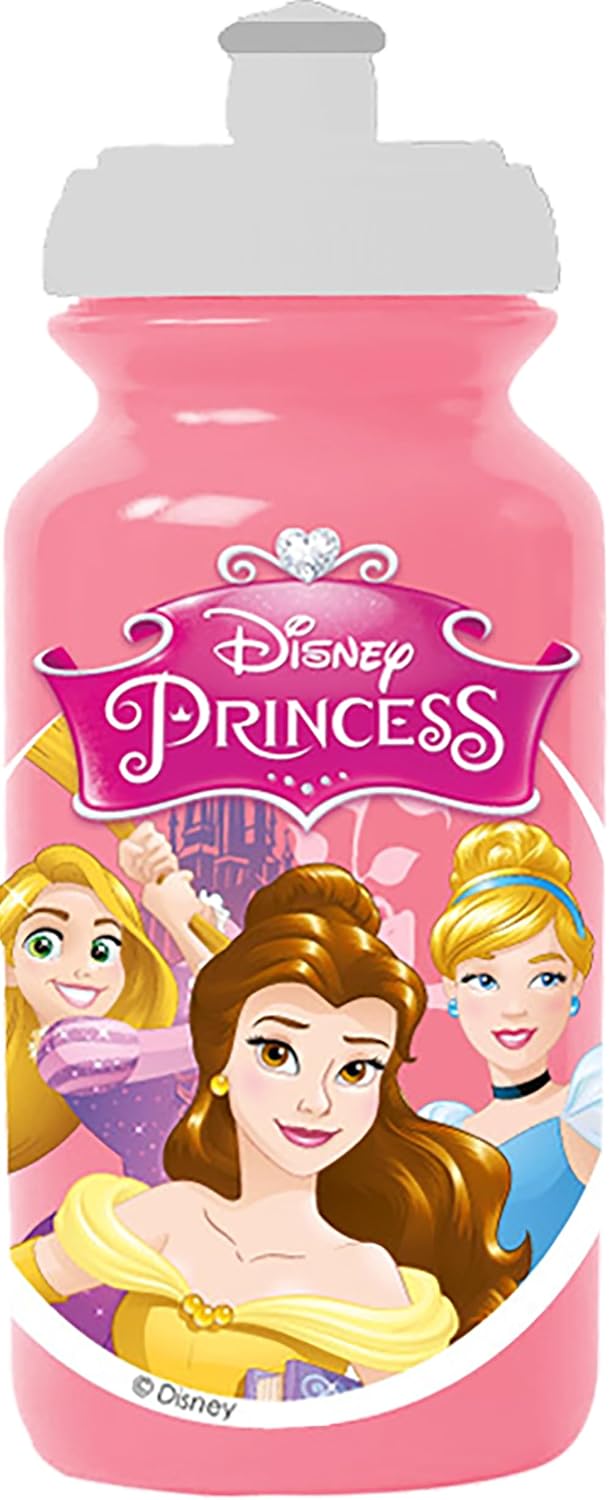 Disney Princess Girls Cycle Bottle, Pink, 380 ml