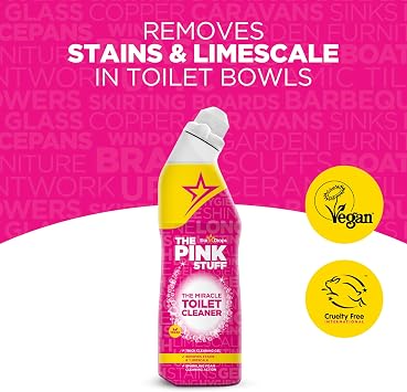 Stardrops The Pink Stuff Miracle - Detergente per WC, 750 ml