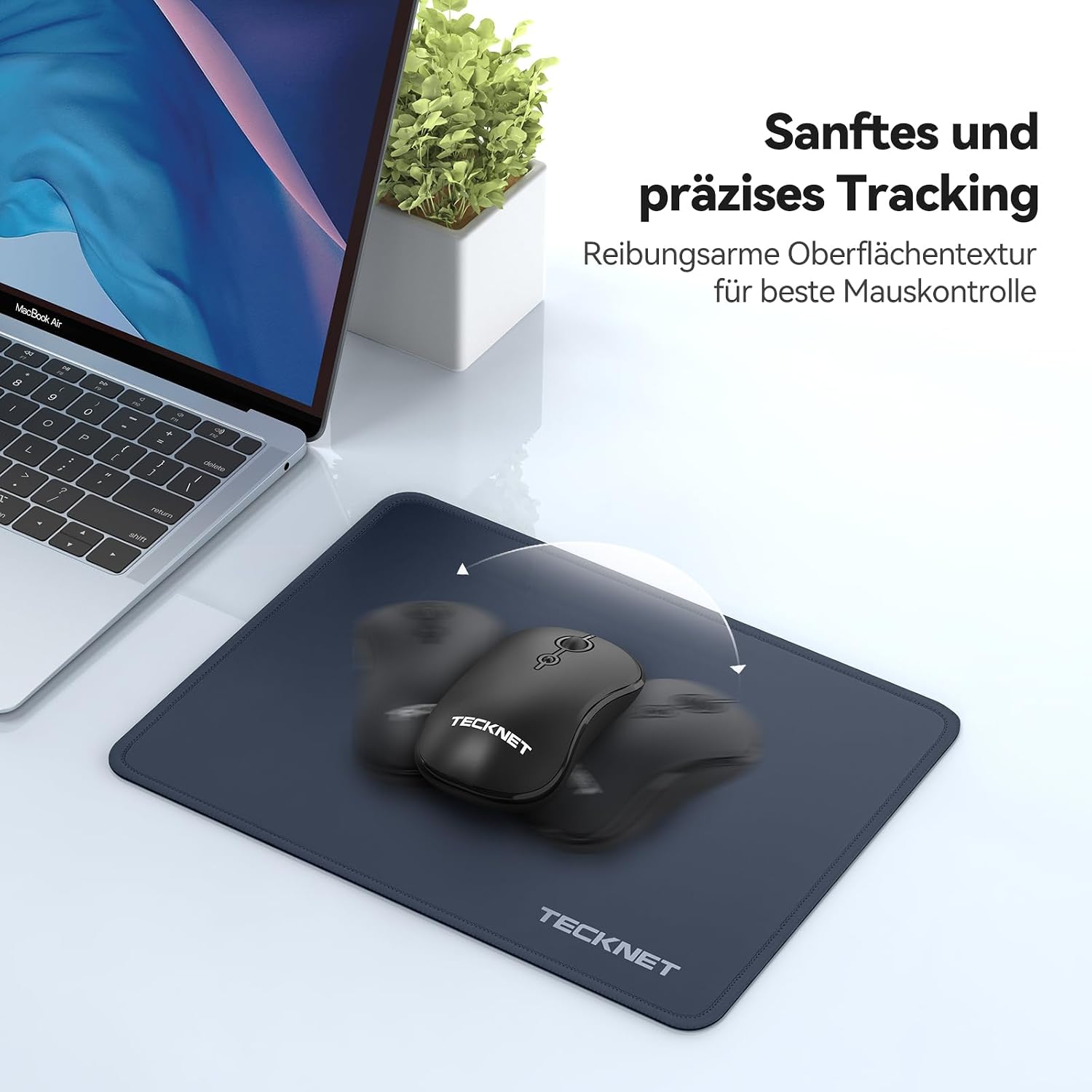 TECKNET Mouse Pad with Anti-fray Stitchin, Waterproof Surface & Non-Slip Rubber Base with Stitched Edges Gaming Mouse Mat for Laptop,Compatible with Laser and Optical Mice 6 71zISbbrlVL. AC SL1500