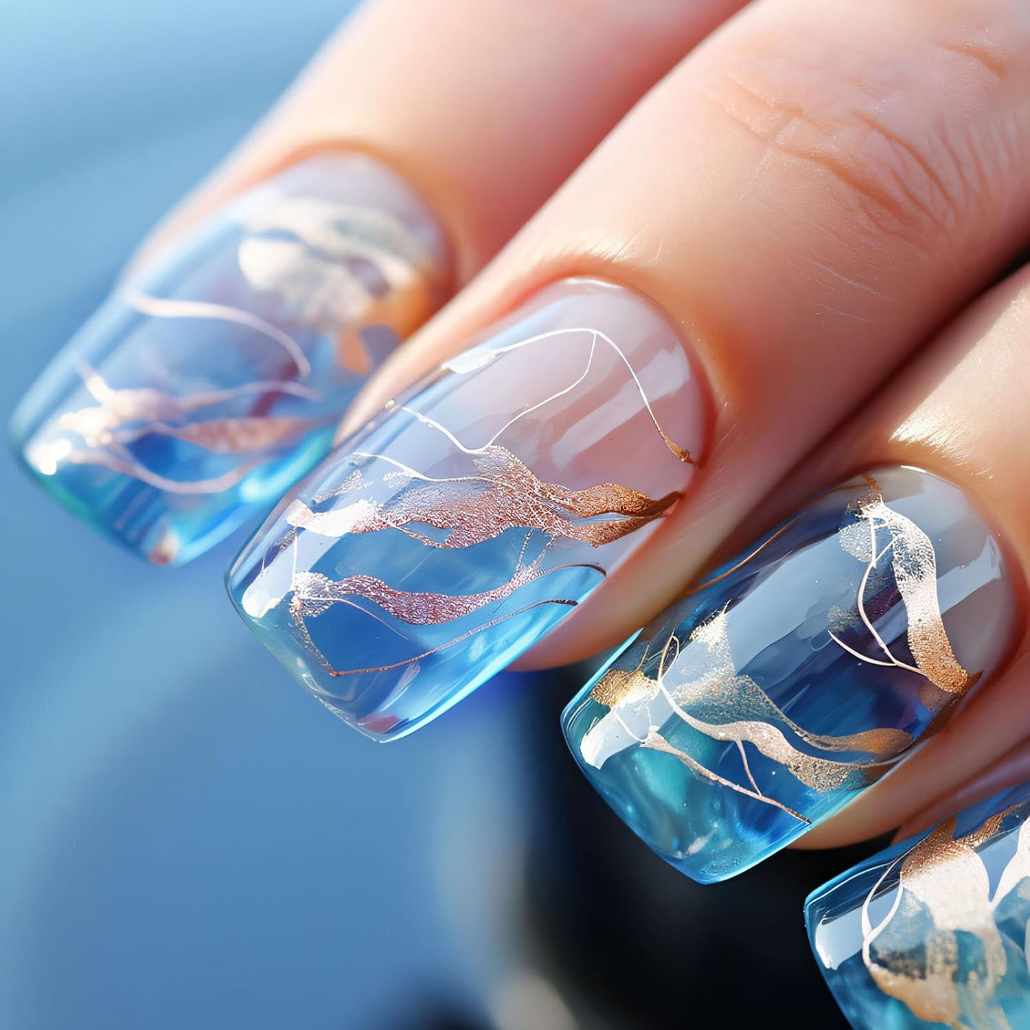 Short Press on Nails - Medium Length Acrylic Nails