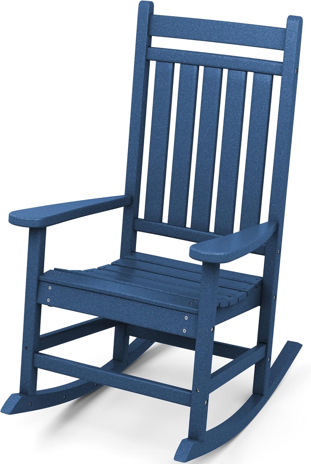 KINGYES Outdoor Oversized Rocking Chair,Outdoor Porch Rocker Chair for Adult,Blue : Patio, Lawn & Garden