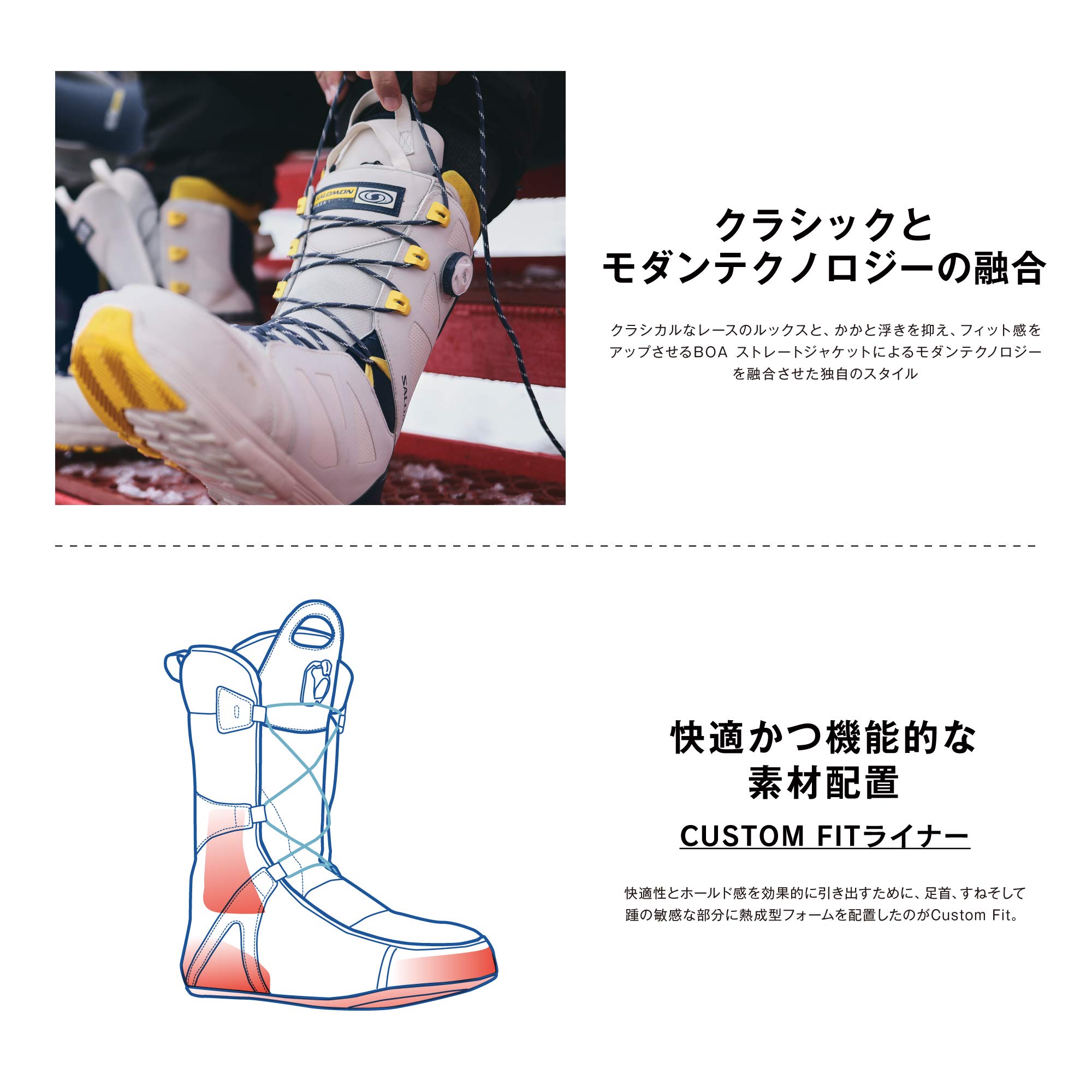 Amazon.co.jp: SALOMON(サロモン) スノーボードブーツ メンズ LAUNCH