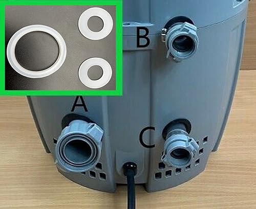 Conector Sellos Juntas Arandelas Se adapta a Coleman Lay-Z-Spa, 1A y 2BC