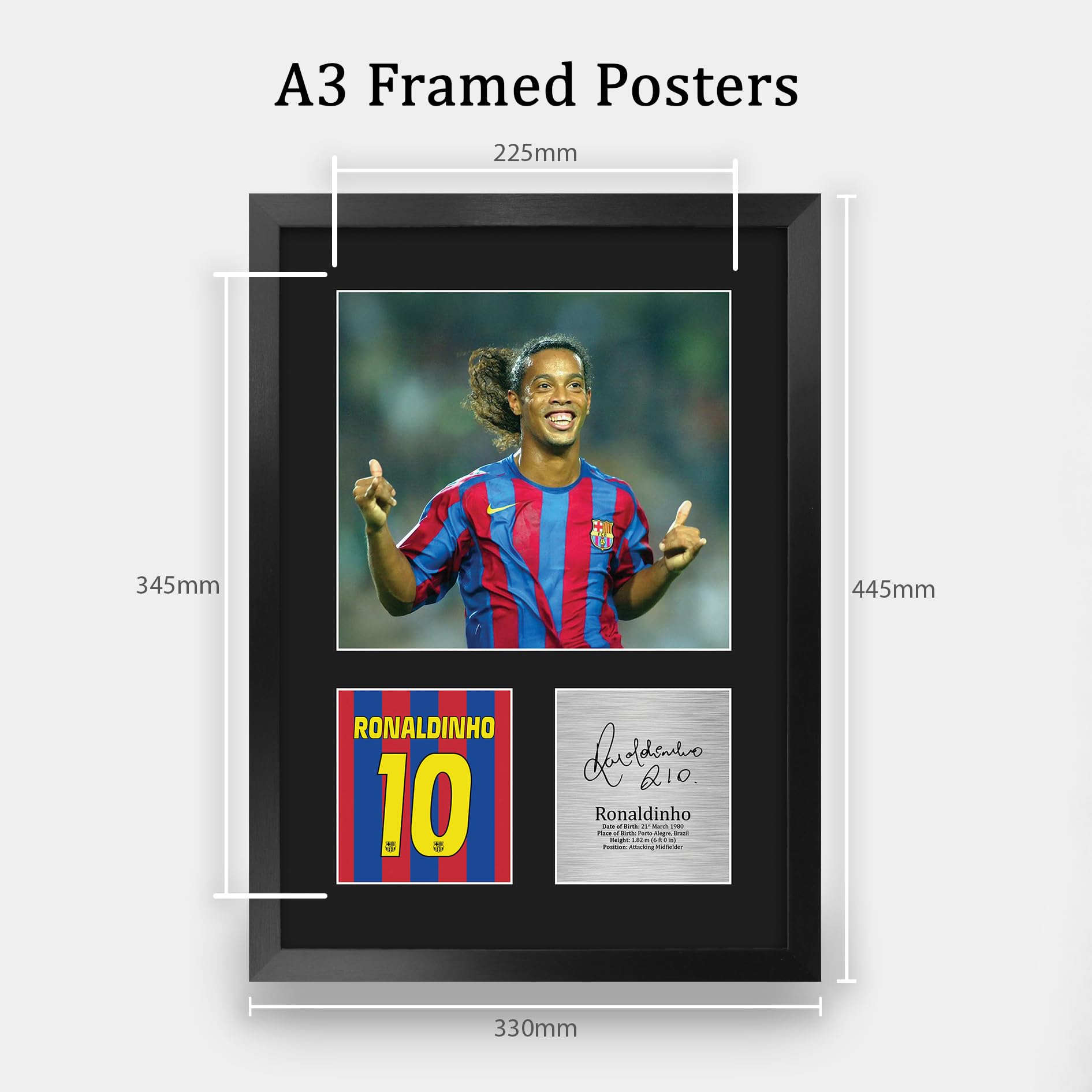 Amazon.co.jp: HWC Trading Ronaldinho バルセロナ ギフト サッカー