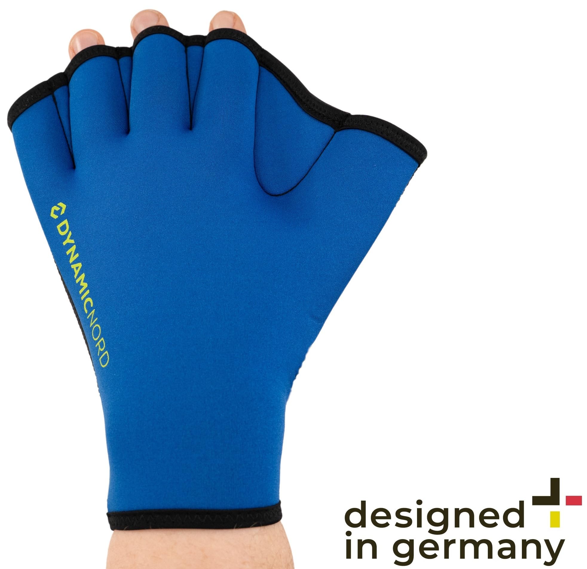 Swim Glove – neoprenowe rękawiczki do pływania, bardzo elastyczny, wygodny neopren, lekko regulowane zapięcie na rzepy, wzmocnienie ramion i górnej części ciała