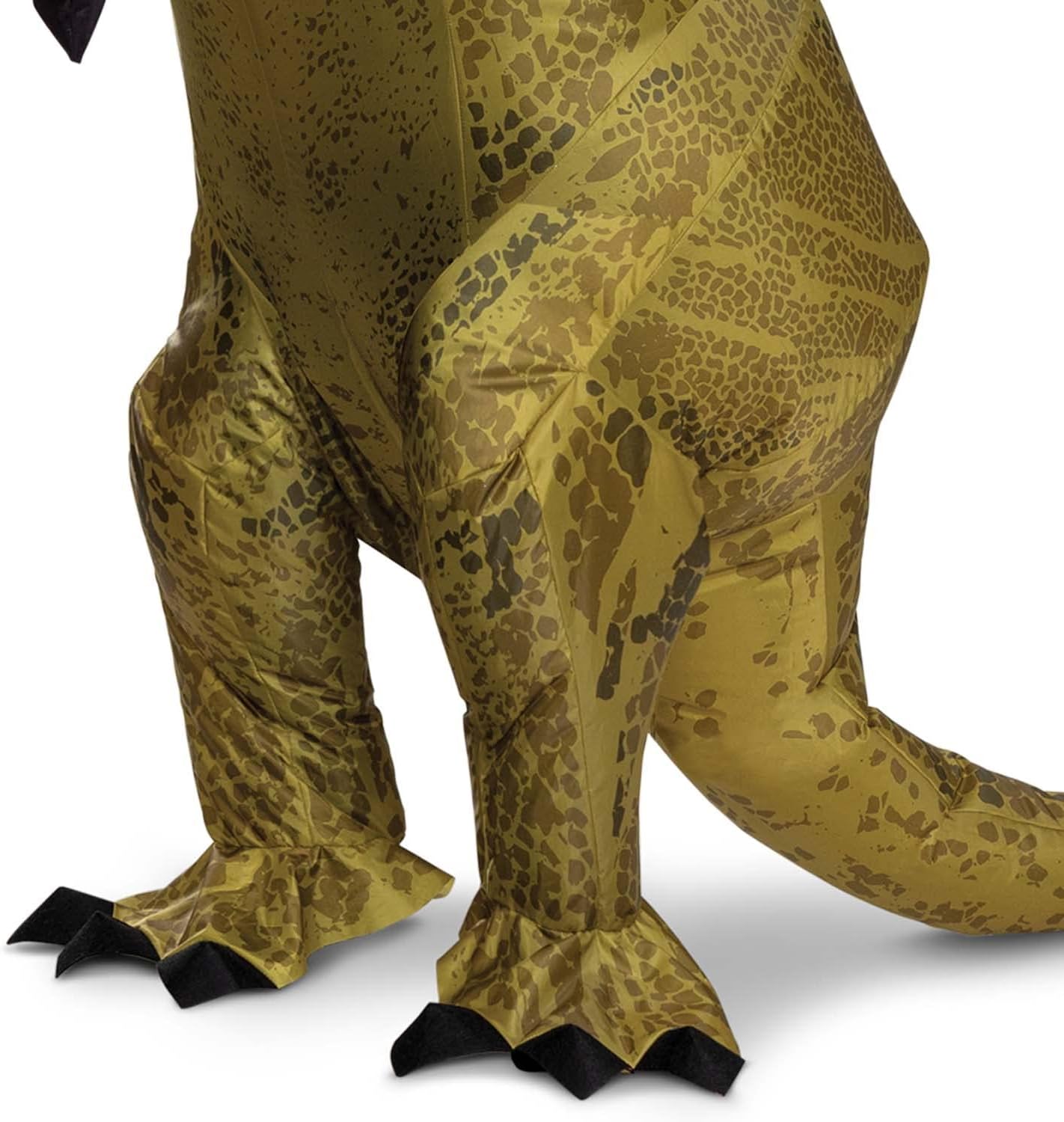 Disguise Jurassic World T-Rex Costume, Inflatable Rexy Dinosaur Costume for Adults, Fan Operated Expandable Blow Up Jumpsuit, 93 Inch Height