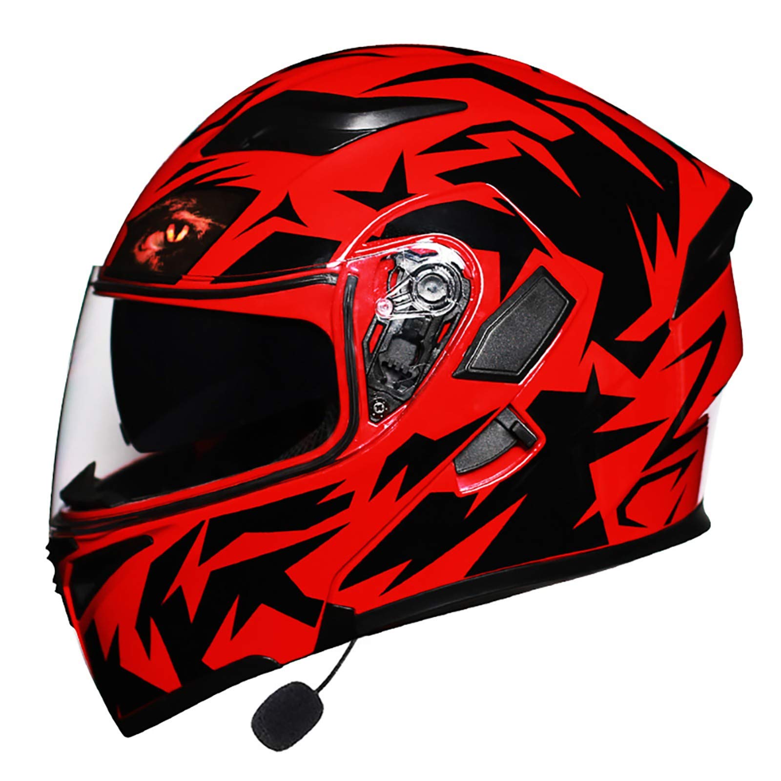 Casque moto bluetooth anti-buée avec microphone intégré - 8