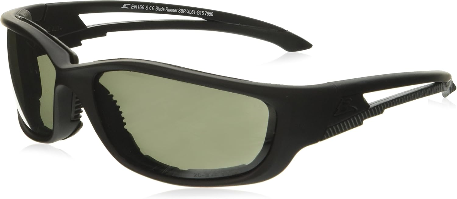 Edge Tactical Eyewear SBR610 Blade Runner Matte Black with Tiger's Eye