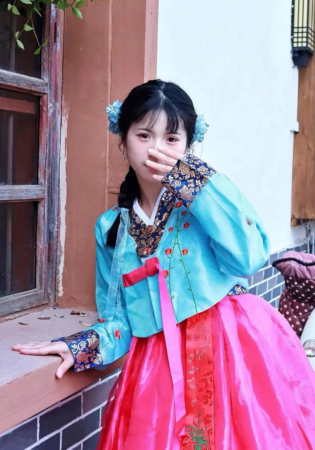 Korean Traditional Dress Female Hanbok Dress Cosplay Outfit Korea Dance National Costume