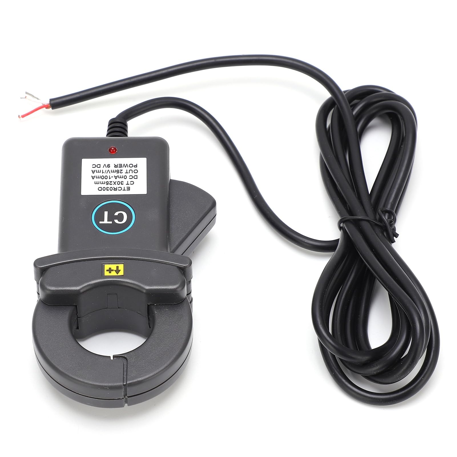 FLEXMAN DC Clamp Current Sensor, Portable DC Leakage Current Sensor, Electric Current Transducer Connected to Industrial Control Devices, Line Fault Testers, Data Loggers