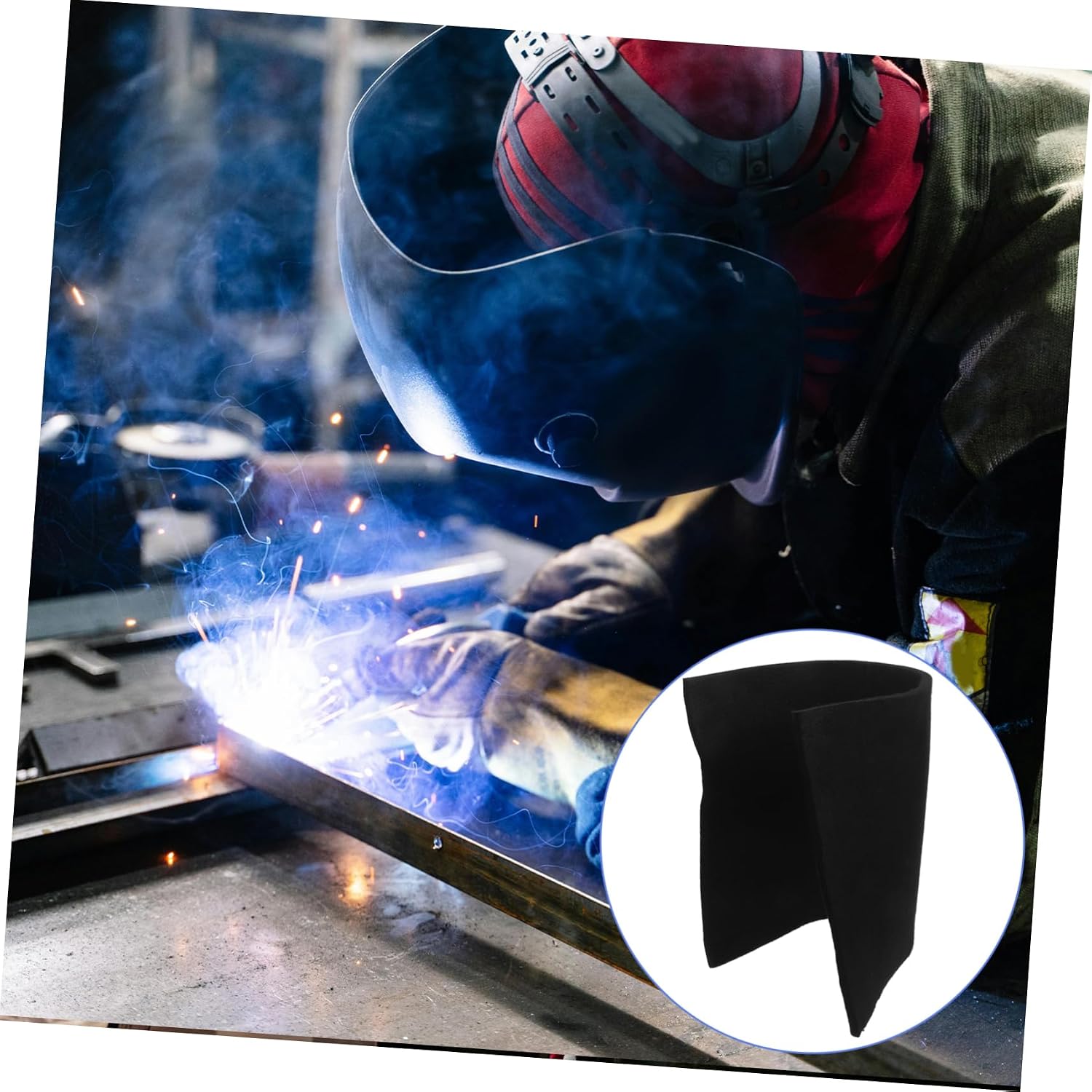 CHILDWEET Fireproof Mat for Welding Thick Fire Blanket Soldering Mat Welding Blanket Fire Retardant