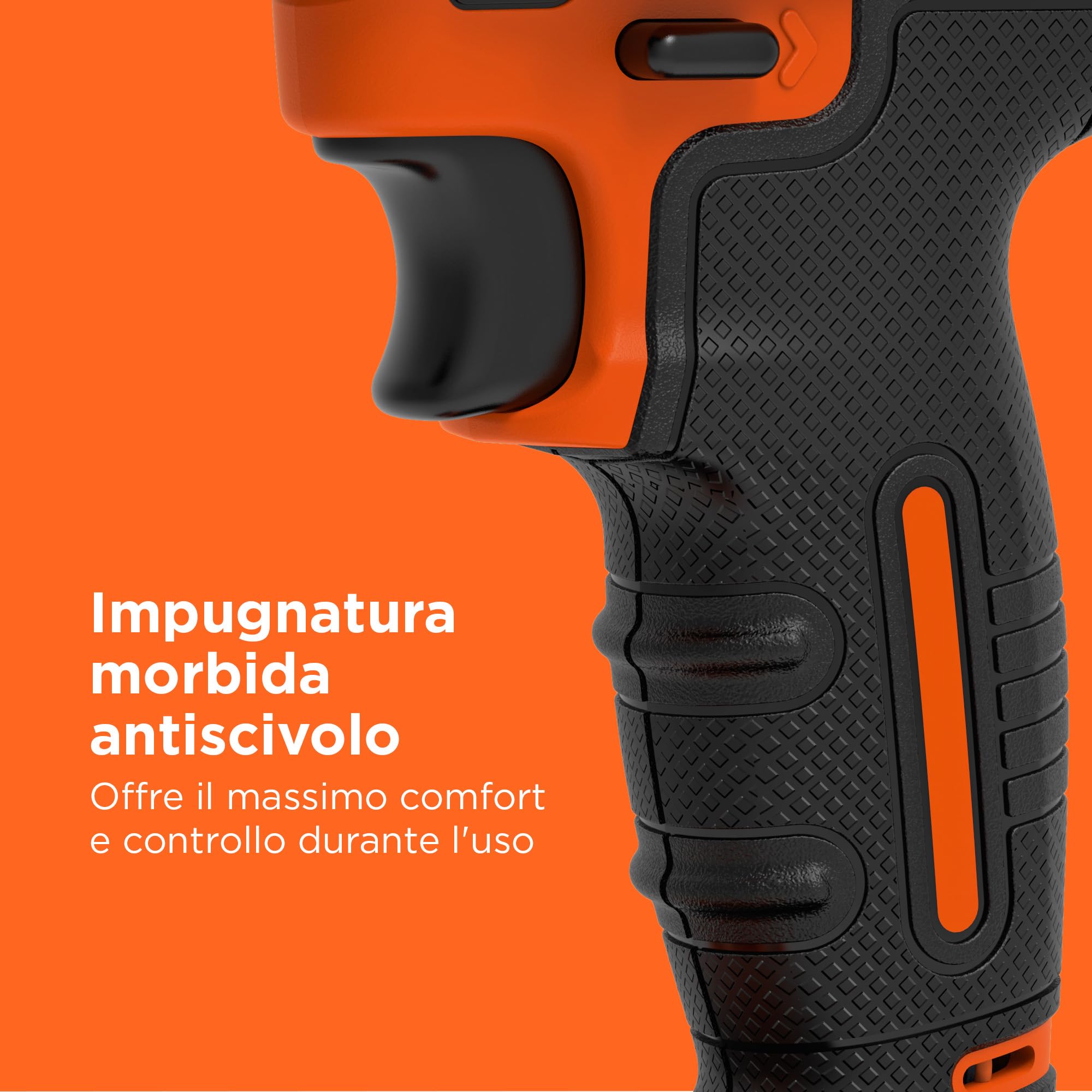 BLACK+DECKER Trapano a percussione da 18V, 2 batterie da 2Ah, caricabatterie da 400mA, 100 accessori, custodia, BDCHD18D2AB-QW