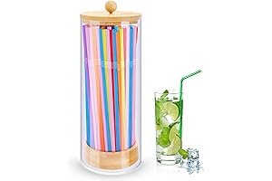 JYPS Straw Dispenser Holder for Countertop Convenience