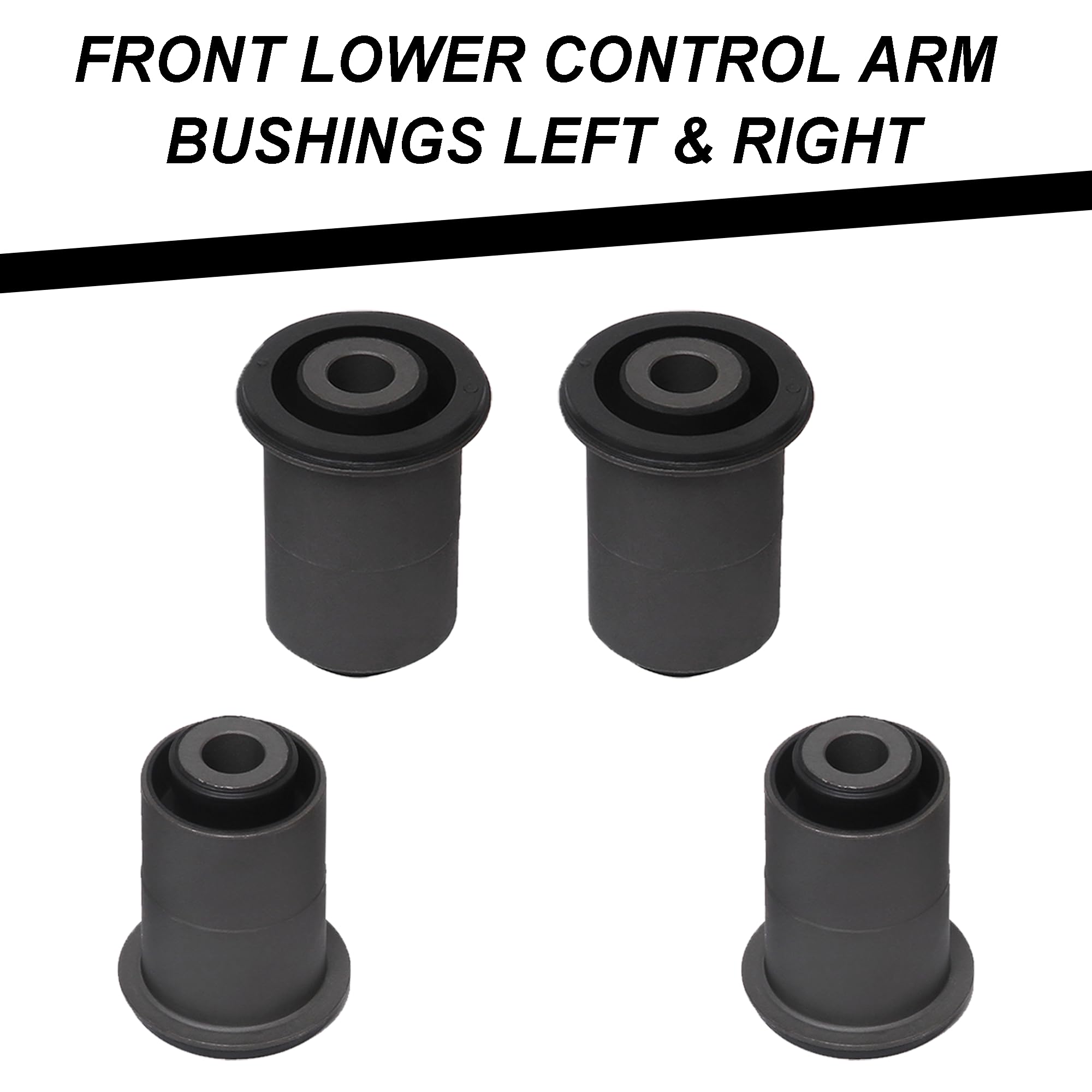 AUTOACER - Complete Front Upper & Lower Control Arm Bushing Kit 8 pcs Left & Right - Compatible With QX56 2004-2013 Armada 2005-2019 FRONTIER D4 2005-2019 PATHFINDER R5 2005-2012 product thumbnail 4