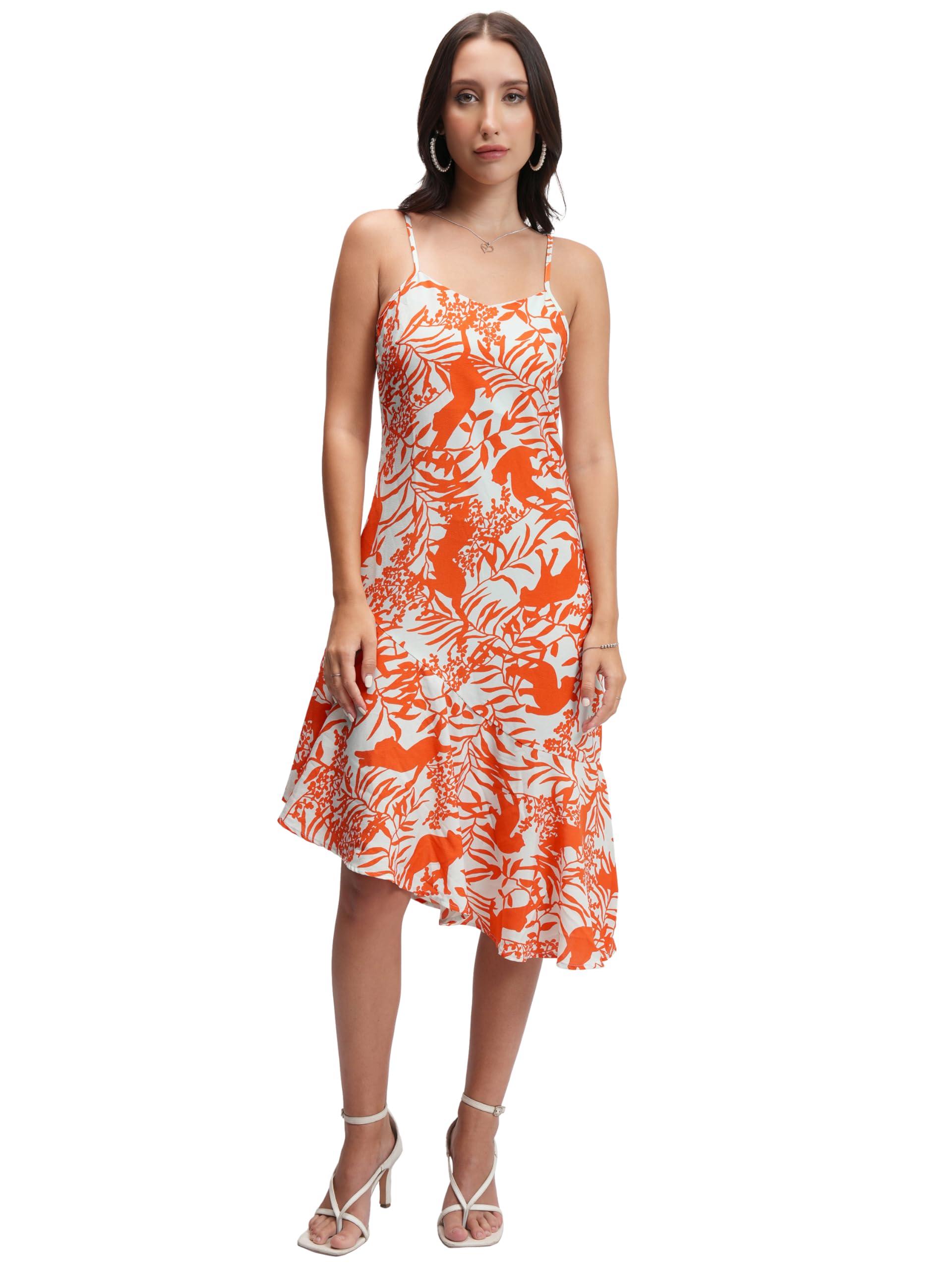 tokyo talkies Women's Dresses for Women | Floral Print | Short Dress | Strap Sleeves | Elegant & Trendy | Western-picture-50