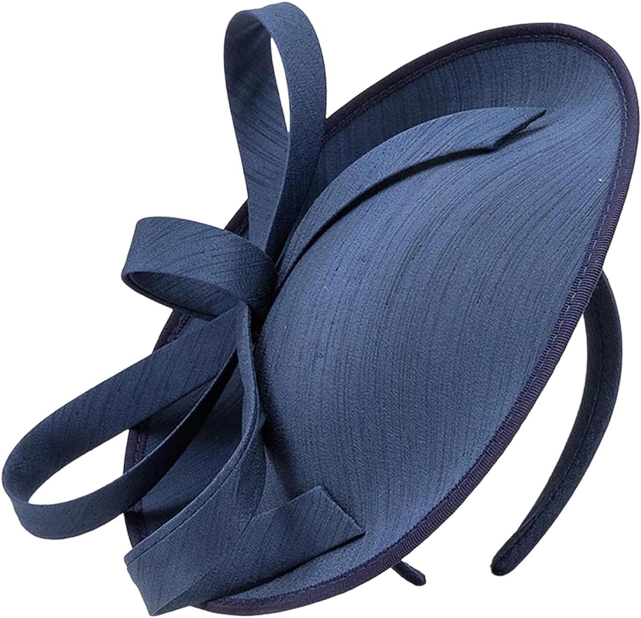 Women's Elegant Bow Fascinator Headband Formal Church Cocktail Headpiece Bridal Wedding Tea Party Derby Hat