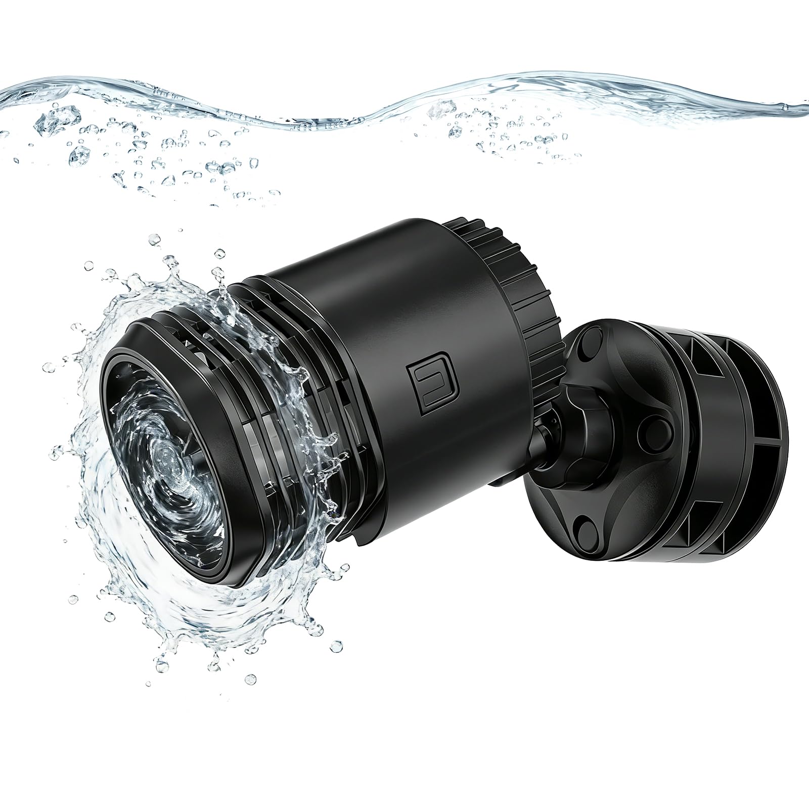 Photo 1 of hygger Aquarium Wave Maker 18W 2500GPH Submersible Water Circulation Pump with Magnetic Base, Quiet Rotating Powerhead for 60-150 Gallon Freshwater & Saltwater Tanks