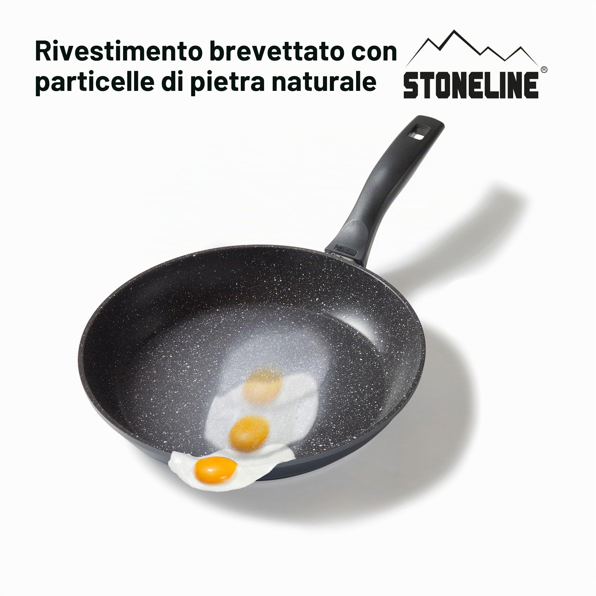 Warimex 6588 Stoneline Batteria di pentole da cucina 8pz