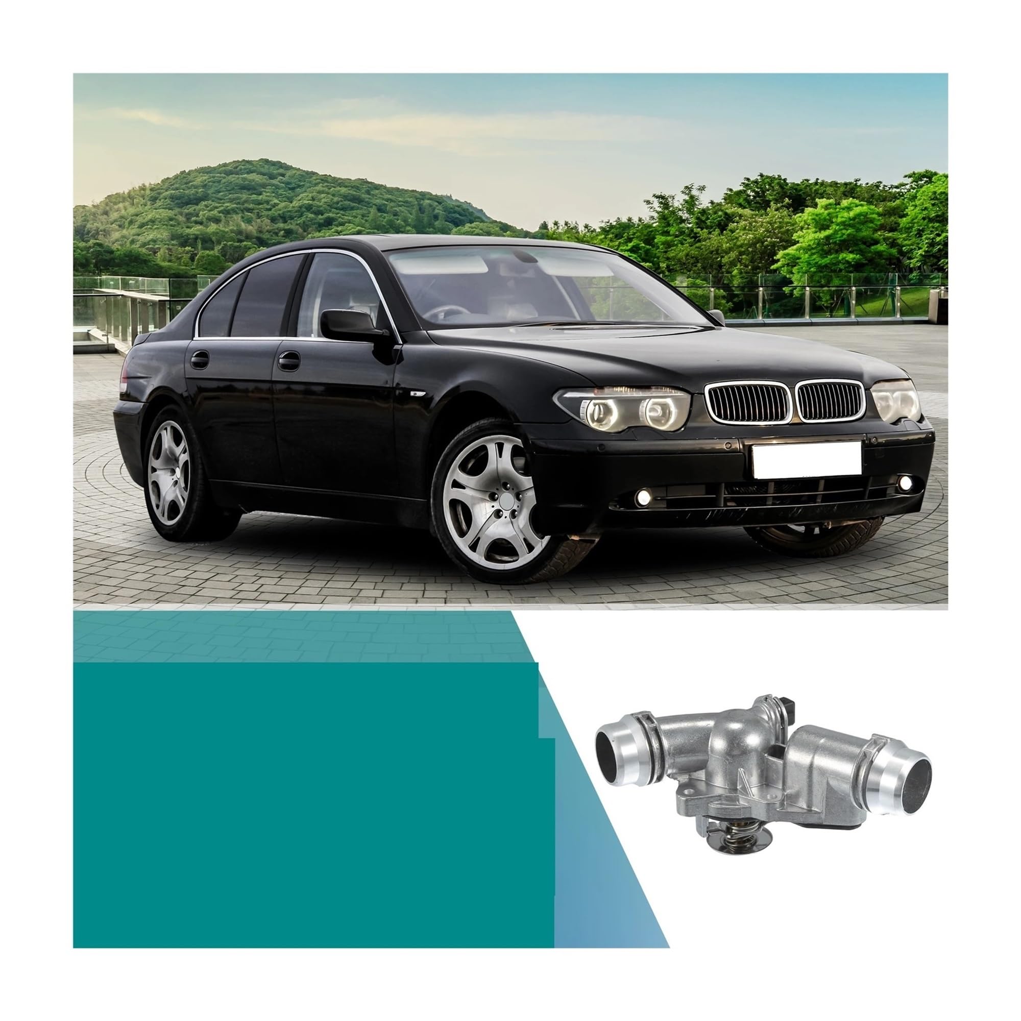 Eglci termostat płynu chłodzącego do BMW 528i (2008-2009) - Numer części: 11531437040/11531436823 - Akcesoria samochodowe - Obudowa termostatu płynu chłodzącego silnikowego